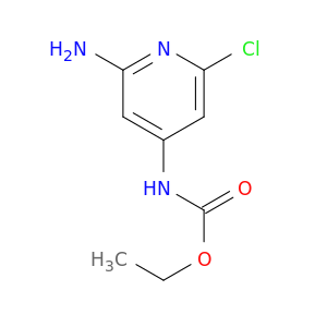 4-Pyridinecarbamicacid, 2-amino-6-chloro-, ethyl ester, monohydrochloride (8CI)