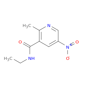 3-Pyridinecarboxamide, N-ethyl-2-methyl-5-nitro-
