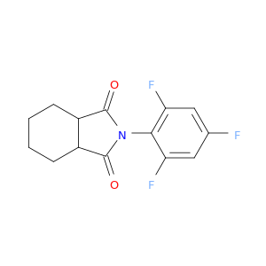 1H-Isoindole-1,3(2H)-dione, hexahydro-2-(2,4,6-trifluorophenyl)-