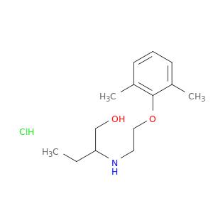 1-Butanol, 2-[[2-(2,6-dimethylphenoxy)ethyl]amino]-, hydrochloride