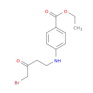 Benzoic acid,4-[(4-bromo-3-oxobutyl)amino]-, ethyl ester