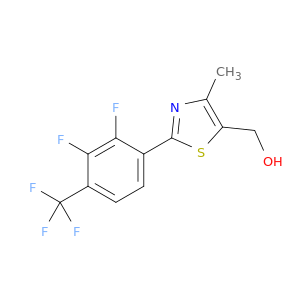 5-Thiazolemethanol, 2-[2,3-difluoro-4-(trifluoromethyl)phenyl]-4-methyl-