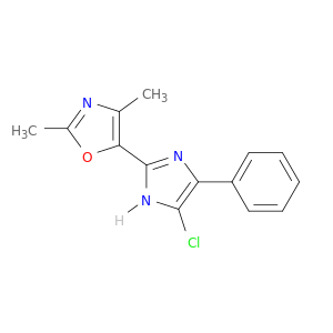 Oxazole, 5-(4-chloro-5-phenyl-1H-imidazol-2-yl)-2,4-dimethyl-