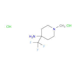 1-Methyl-4-(trifluoromethyl)piperidin-4-amine dihydrochloride
