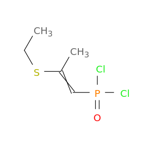 Phosphonic dichloride, [2-(ethylthio)-1-propenyl]-