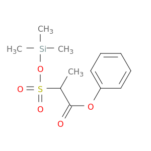 Propanoic acid, 2-[[(trimethylsilyl)oxy]sulfonyl]-, phenyl ester