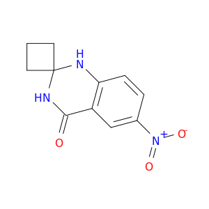 6-硝基螺[1,2,3,4-四氢喹唑啉-2,1’-环丁烷]-4-酮