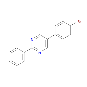 Pyrimidine, 5-(4-bromophenyl)-2-phenyl-