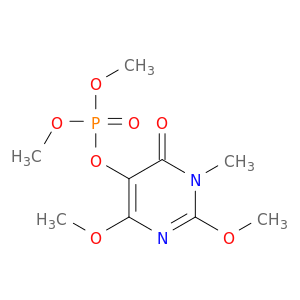 2,4-dimethoxy-1-methyl-6-oxo-1,6-dihydro-5-pyrimidinyl dimethyl phosphate