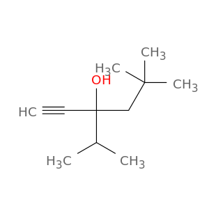 1-Hexyn-3-ol, 5,5-dimethyl-3-(1-methylethyl)-
