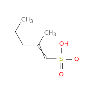 1-Pentene-1-sulfonic acid, 2-methyl-