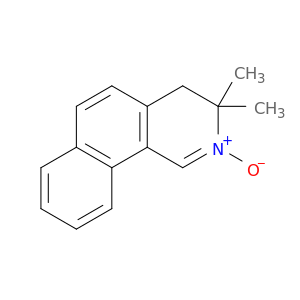 Benz[h]isoquinoline, 3,4-dihydro-3,3-dimethyl-, 2-oxide