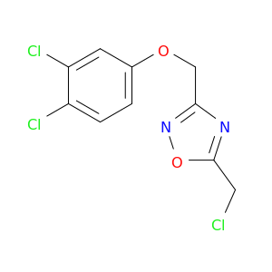 1,2,4-Oxadiazole,5-(chloromethyl)-3-[(3,4-dichlorophenoxy)methyl]-