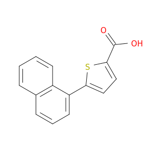 2-Thiophenecarboxylicacid, 5-(1-naphthalenyl)-