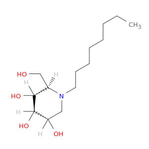 3,4,5-Piperidinetriol, 2-(hydroxymethyl)-1-octyl-, (2R,3R,4R,5S)-
