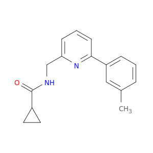 Cyclopropanecarboxamide, N-[[6-(3-methylphenyl)-2-pyridinyl]methyl]-