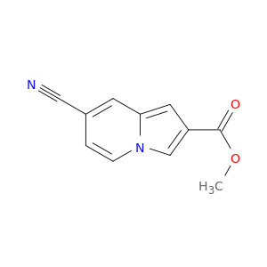 2-Indolizinecarboxylic acid, 7-cyano-, methyl ester