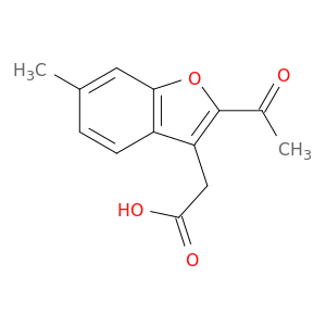 2-(2-Acetyl-6-methyl-1-benzofuran-3-yl)acetic Acid