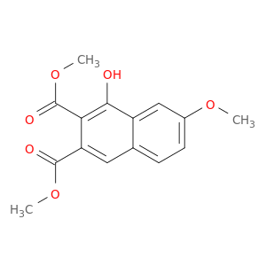 2,3-Naphthalenedicarboxylic acid, 1-hydroxy-7-methoxy-, dimethyl ester