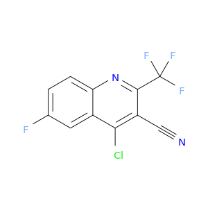 4-氯-6-氟-2-(三氟甲基)喹啉-3-甲腈