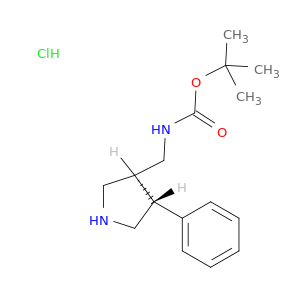 Rac-tert-butyl N-{[(3R,4S)-4-phenylpyrrolidin-3-yl]methyl}carbamate