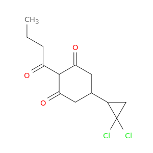 1,3-Cyclohexanedione, 5-(2,2-dichlorocyclopropyl)-2-(1-oxobutyl)-