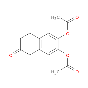 2(1H)-Naphthalenone, 6,7-bis(acetyloxy)-3,4-dihydro-