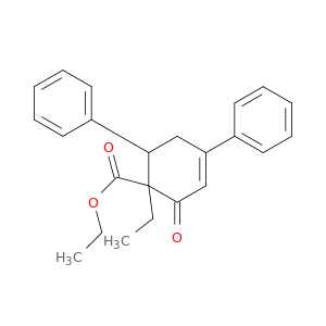 3-Cyclohexene-1-carboxylicacid, 1-ethyl-2-oxo-4,6-diphenyl-, ethyl ester