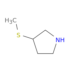 3-(甲硫基)吡咯烷