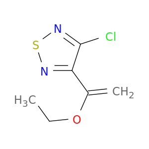 1,2,5-Thiadiazole, 3-chloro-4-(1-ethoxyethenyl)-