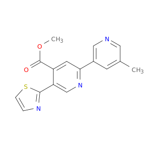 5'-甲基-5-(噻唑-2-基)-[2,3'-联吡啶]-4-羧酸甲酯