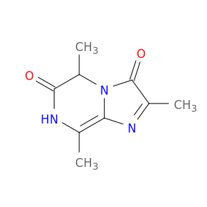 Imidazo[1,2-a]pyrazine-3,6(5H,7H)-dione, 2,5,8-trimethyl-