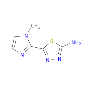 5-(1-methyl-1H-imidazol-2-yl)-1,3,4-thiadiazol-2-amine