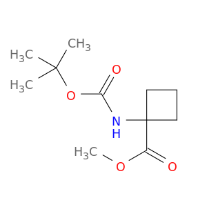 1-((叔丁氧基羰基)氨基)环丁烷羧酸甲酯