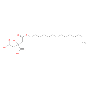 Tetradecyl dihydrogen 2-hydroxypropane-1,2,3-tricarboxylate