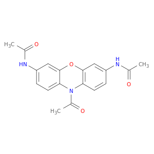 Acetamide, N,N'-(10-acetyl-10H-phenoxazine-3,7-diyl)bis-