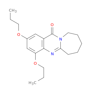 AZEPINO[2,1-B]QUINAZOLIN-12(6H)-ONE, 7,8,9,10-TETRAHYDRO-2,4-DIPROPOXY-