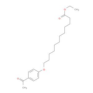 Dodecanoic acid, 12-(4-acetylphenoxy)-, ethyl ester