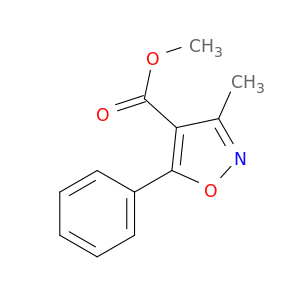 4-Isoxazolecarboxylicacid, 3-methyl-5-phenyl-, methyl ester