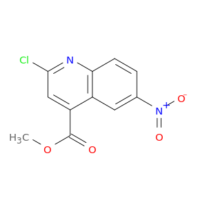 4-Quinolinecarboxylic acid, 2-chloro-6-nitro-, methyl ester