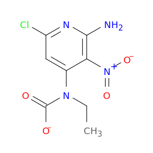 Carbamic acid,(2-amino-6-chloro-3-nitro-4-pyridinyl)-, ethyl ester (9CI)