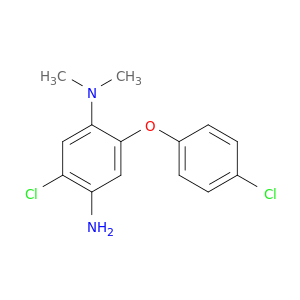 5-氯-2-(4-氯苯氧基)-N1,N1-二甲基-1,4-苯并二胺