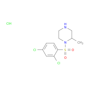 1-(2,4-二氯-苯磺酰基)-2-甲基-哌嗪盐酸盐
