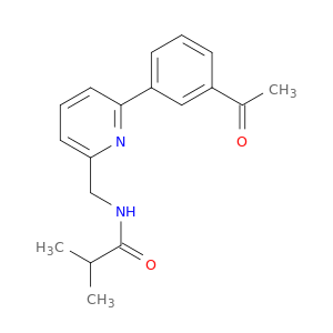 Propanamide, N-[[6-(3-acetylphenyl)-2-pyridinyl]methyl]-2-methyl-