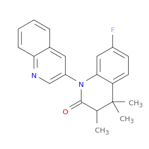 [1(2H),3'-Biquinolin]-2-one, 7-fluoro-3,4-dihydro-3,4,4-trimethyl-