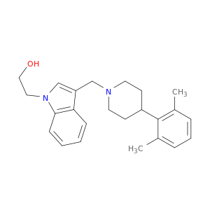 1H-Indole-1-ethanol, 3-[[4-(2,6-dimethylphenyl)-1-piperidinyl]methyl]-