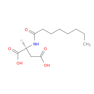 L-Aspartic acid, N-(1-oxooctyl)-