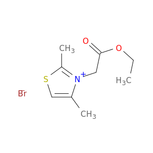 Thiazolium, 3-(2-ethoxy-2-oxoethyl)-2,4-dimethyl-, bromide
