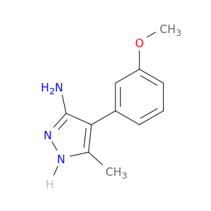 4-(3-Methoxyphenyl)-5-methyl-1H-pyrazol-3-amine