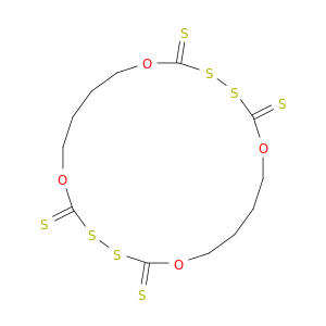 1,6,11,16-Tetraoxa-3,4,13,14-tetrathiacycloeicosane-2,5,12,15-tetrathione